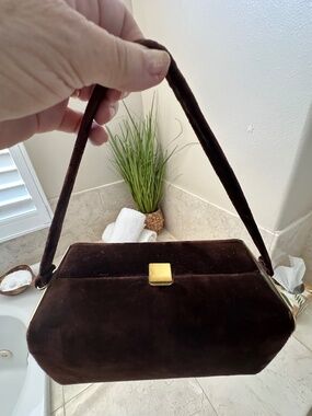 Very vintage Velvet Box Bag